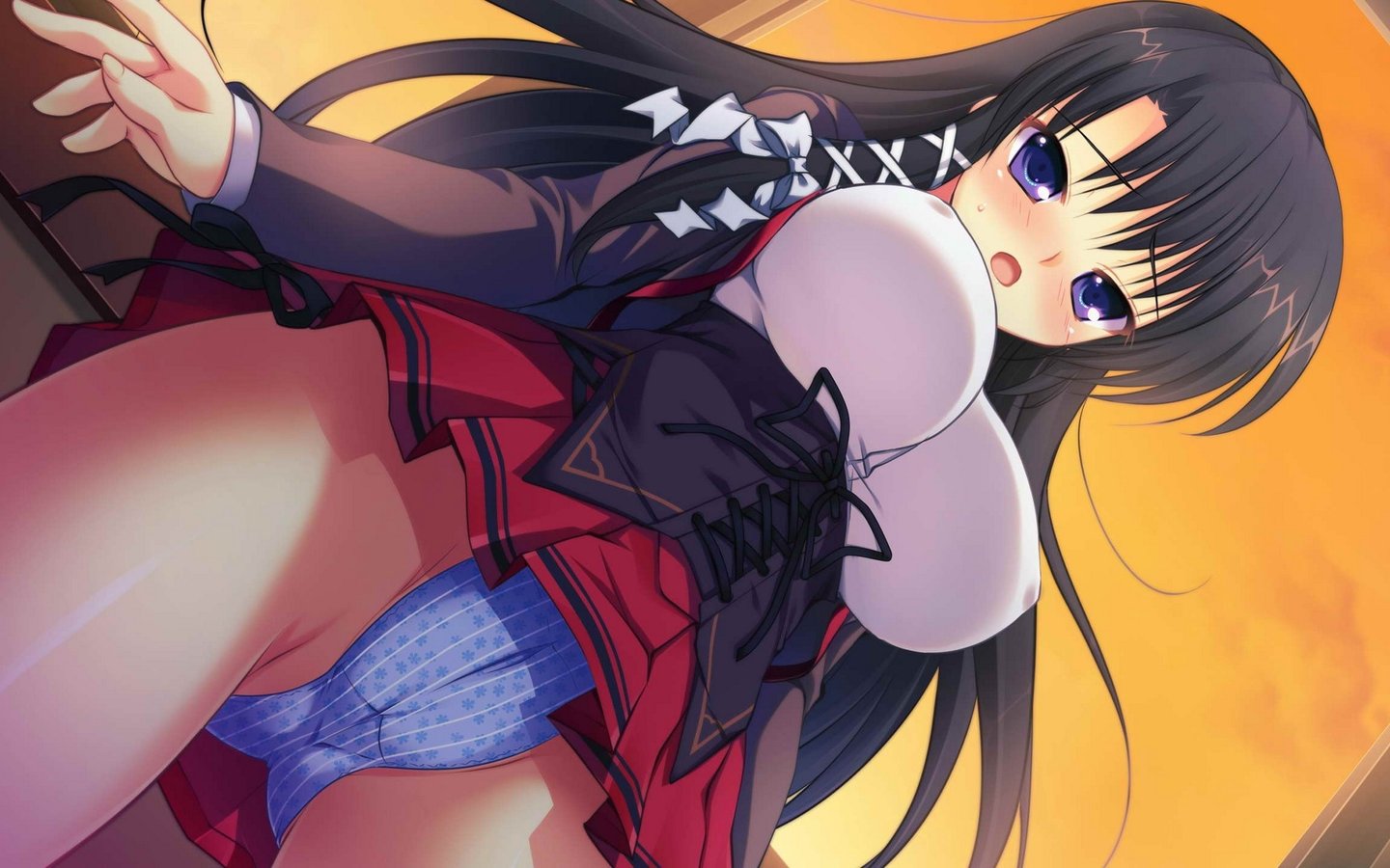 动漫 动漫少女 巨乳 女仆 真夏之夜的雪物语