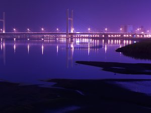 风景 旅游 中国 台湾 台北 夜景 大桥