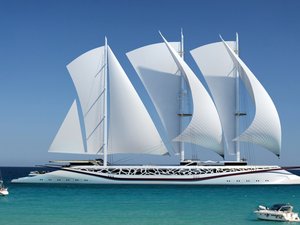 风景 海洋 帆船