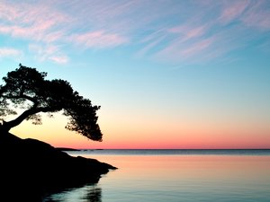 风景 海边 大海 落日 夕阳 海洋天堂