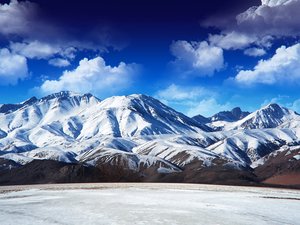 安卓风景 白雪 雪山 自然风光手机壁纸