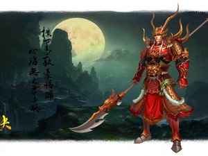 安卓游戏 游戏角色 插画 天地决手机壁纸