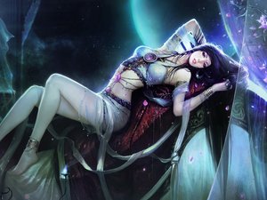 安卓游戏 游戏美女 插画手机壁纸