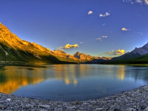 风景 自然 湖泊 山脉