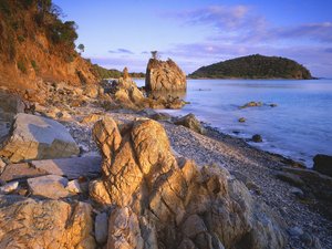 安卓风景 自然 海岸 礁石手机壁纸