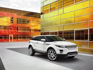 汽车 SUV 白色 路虎 Evoque