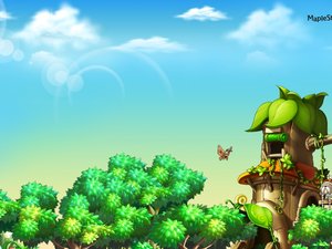 冒险岛 MapleStory 游戏 宽屏 卡通 可爱