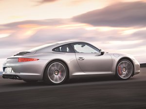 汽车 超跑 银色 保时捷911 Carrera S