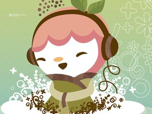 安卓ZuneOriginals 抽象 卡通 宽屏手机壁纸