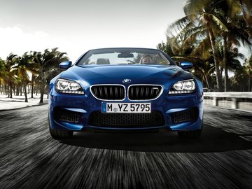 汽车 超跑 宝马 M6 M系列 蓝色