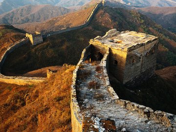 开阔 风景 大气 旅游 风光 旅游胜地 长城 万里长城