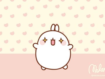 动漫 molang 可爱 手绘