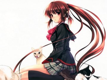 动漫 Little Busters! 少女 手绘