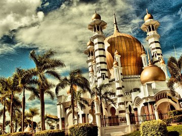风景 旅游 马来西亚 吉隆坡 乌布迪亚清真寺