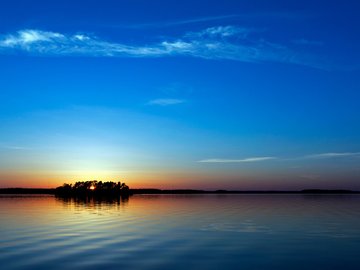 风景 日落 夕阳 自然风光