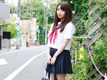 美女 可爱 学生装 学妹 可人 制服