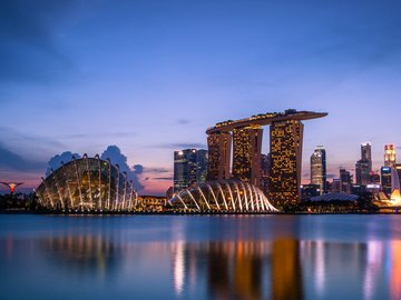 风景 城市 新加坡 夜景