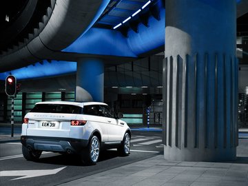 汽车 SUV 白色 路虎 Evoque