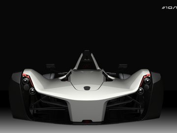 汽车 赛车 银灰色 BAC Mono