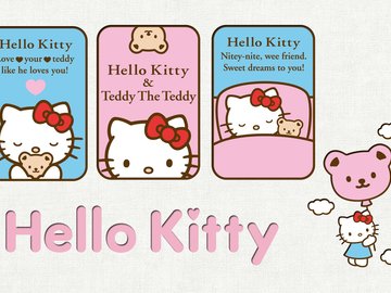 Hello Kitty 可爱 卡通 宽屏