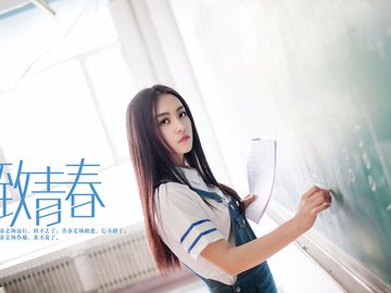 致青春 毕业季 美女 模特 宽屏 学生妹 清纯