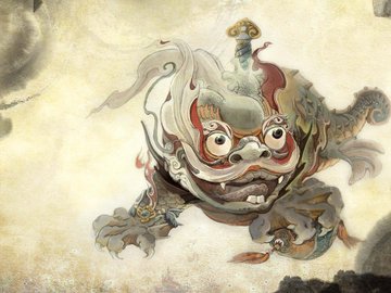 炫酷 手绘 中国风 造龙师 莲羊 奉图贺岁 龙 艺术