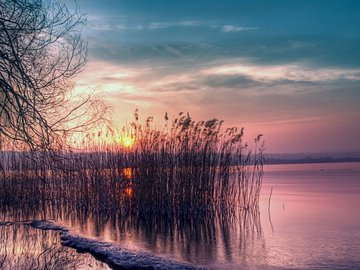 风景 自然风景 黄昏 夕阳 云霞