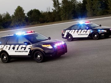 福特警车 福特 警车 Ford 汽车 宽屏