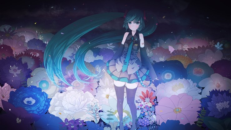 动漫 动漫少女 插画 初音