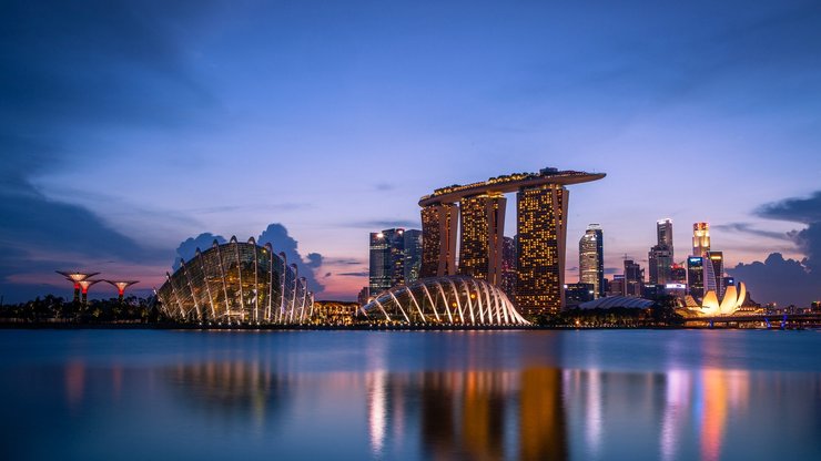 风景 城市 新加坡 夜景