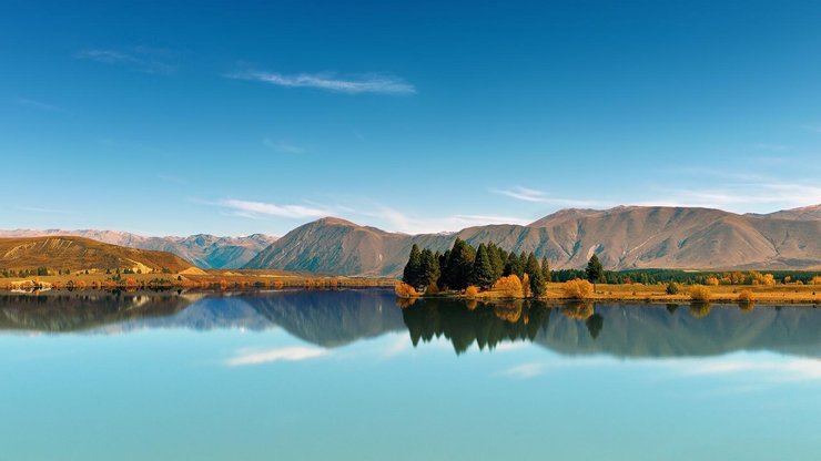风景 自然 湖泊 山脉