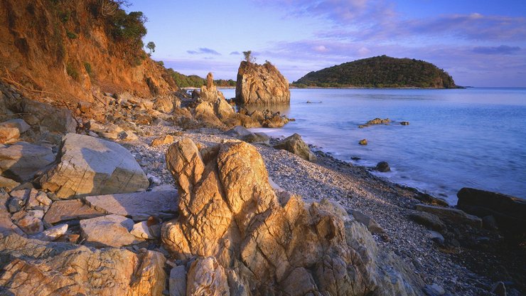 风景 自然 海岸 礁石