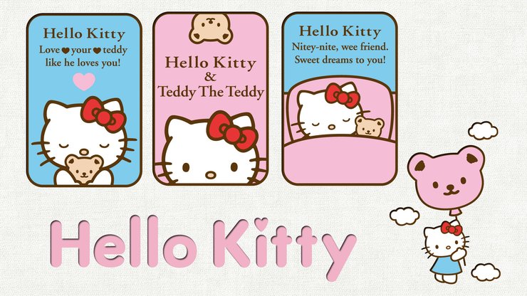 Hello Kitty 可爱 卡通 宽屏