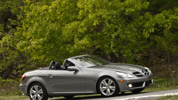 Mercedes Benz 奔驰 SLK350 汽车 宽屏