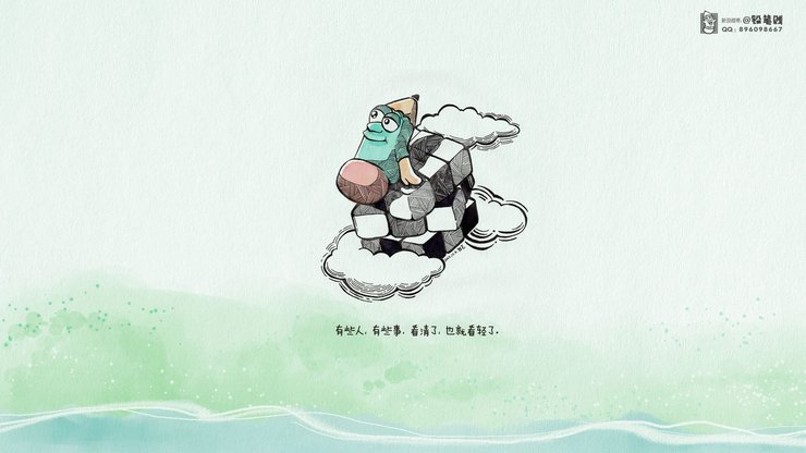 安卓手机动漫 卡通 插画 手绘 铅笔贱高清壁纸