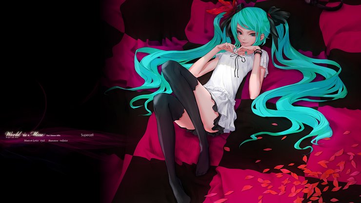 安卓手机动漫 动漫少女 初音未来高清壁纸