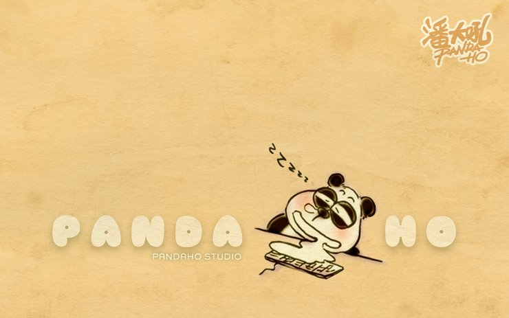 安卓手机动漫 熊猫 潘大吼高清壁纸