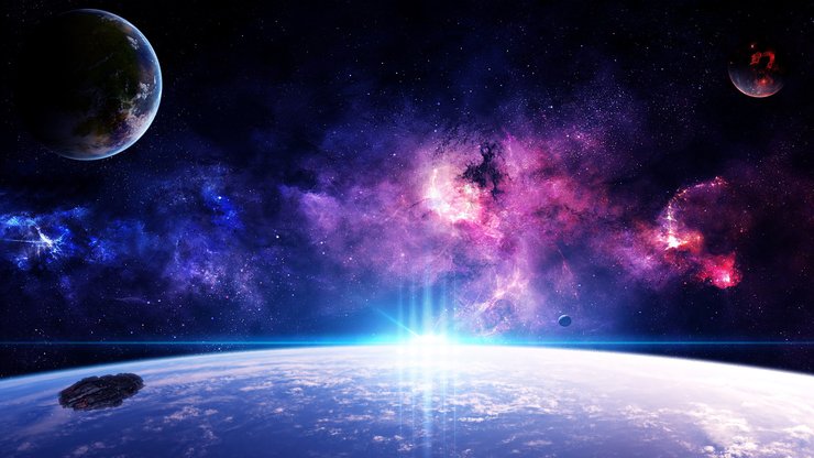 安卓手机创意 设计 太空 星球高清壁纸