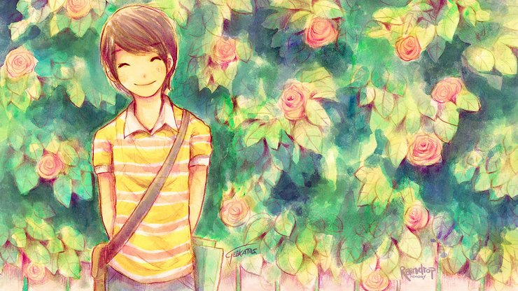 安卓手机动漫 手绘 男孩高清壁纸