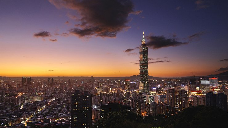 安卓风景 旅游 中国 台湾 台北 101大厦手机壁纸