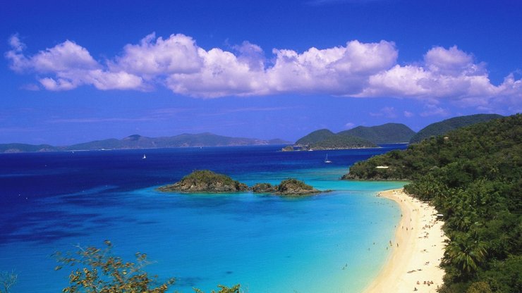 安卓风景 旅游 加勒比海 沙滩手机壁纸