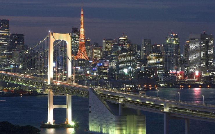 安卓手机风景 旅游 日本 东京塔高清壁纸