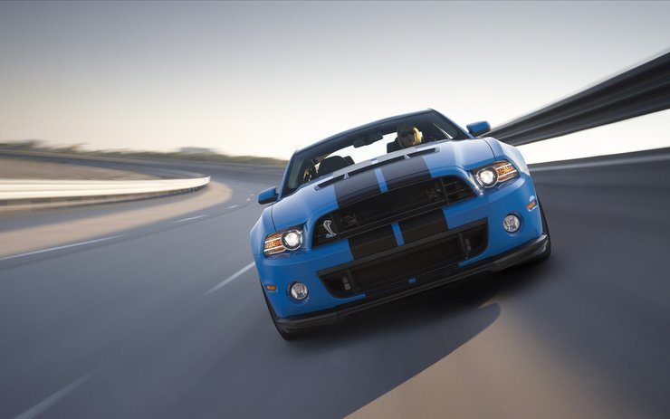 安卓手机Ford Shelby GT500 福特 眼镜蛇 汽车 宽屏高清壁纸