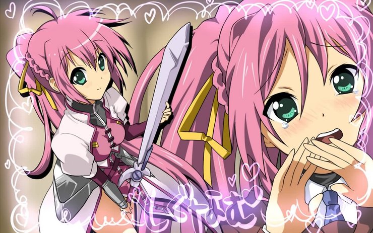 安卓手机动漫 CG 漫画 魔法少女奈叶 美女 可爱 清纯 草泥马高清壁纸