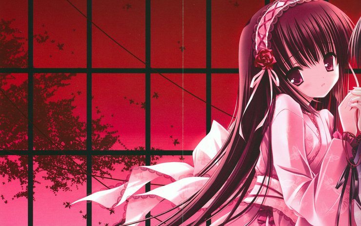 安卓手机动漫 CG 日本 美少女 可爱 纯真 粉 草泥马高清壁纸