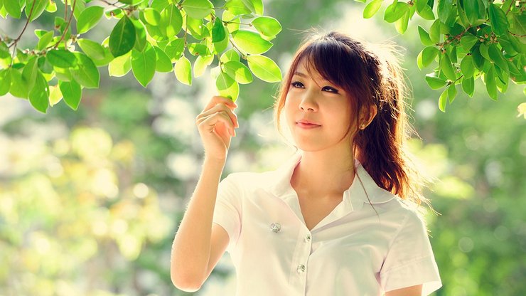 安卓手机美女 清纯可爱 萌妹子高清壁纸
