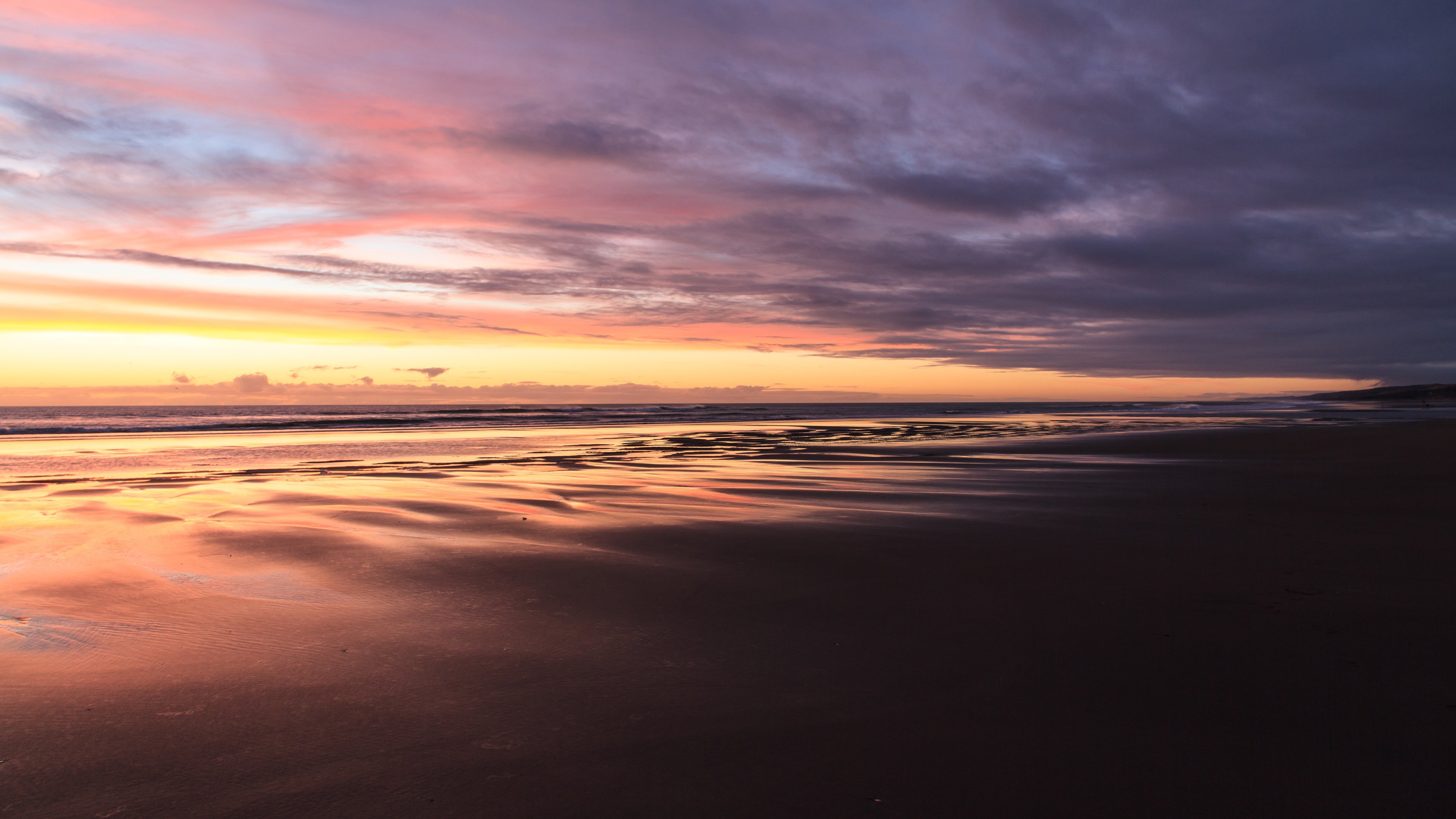 4K,风景,海滩,夕阳,4K专区