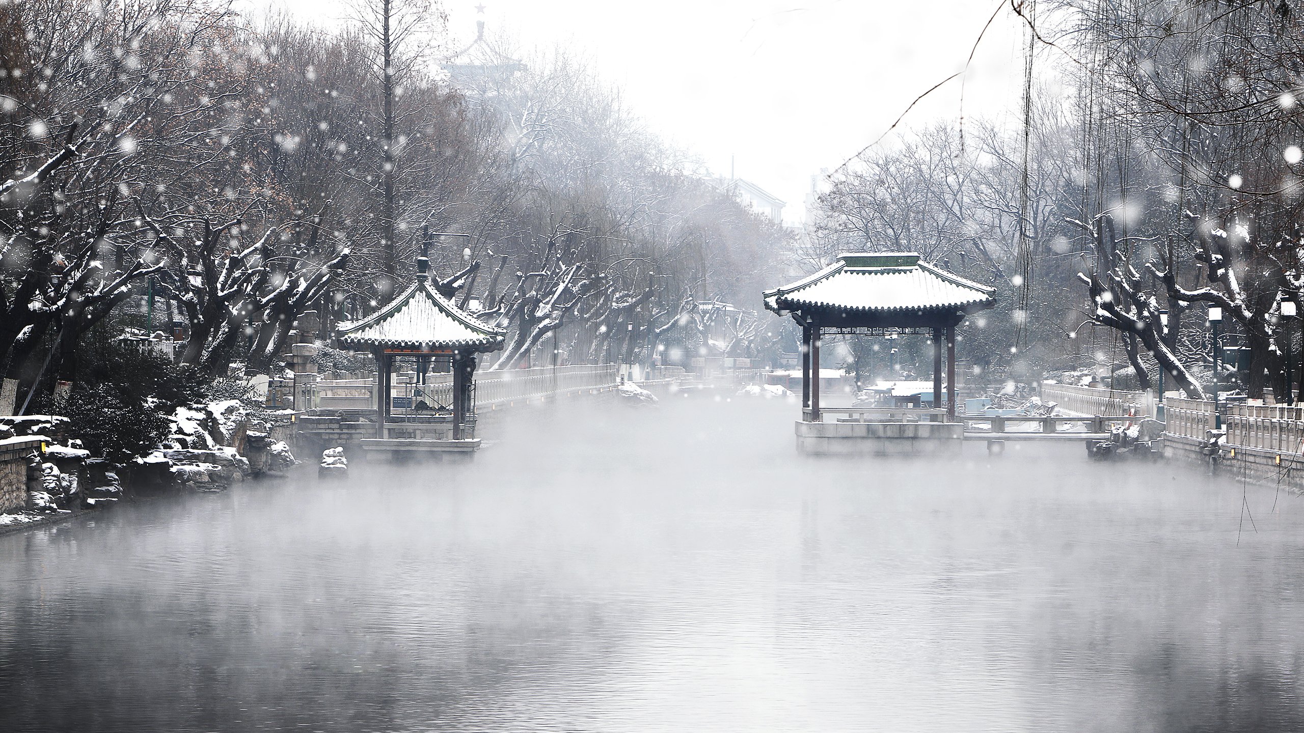 风景,冰天雪地,雪景,中国风,园林,风景大片