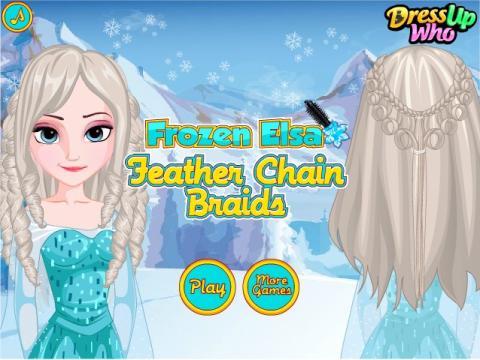 <em>艾尔莎编织发型</em>