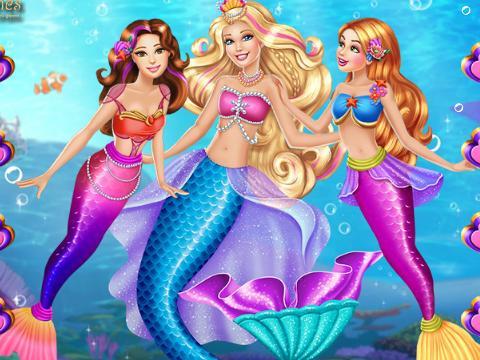 漂亮的美人鱼姐妹